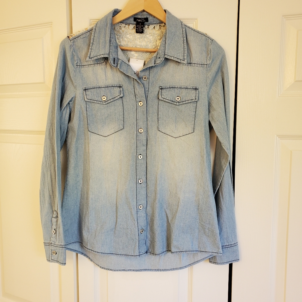 Chambray Top